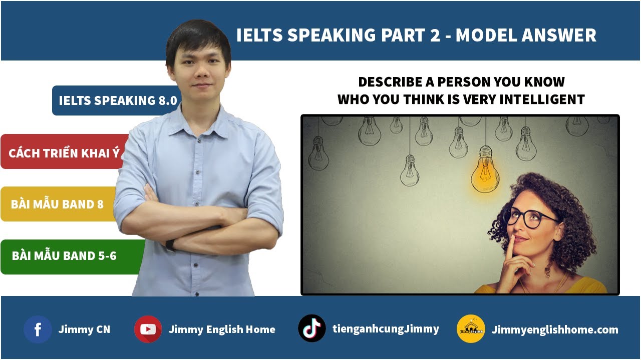 IELTS SPEAKING PART 2 SAMPLES Describe a person you know who you think ...