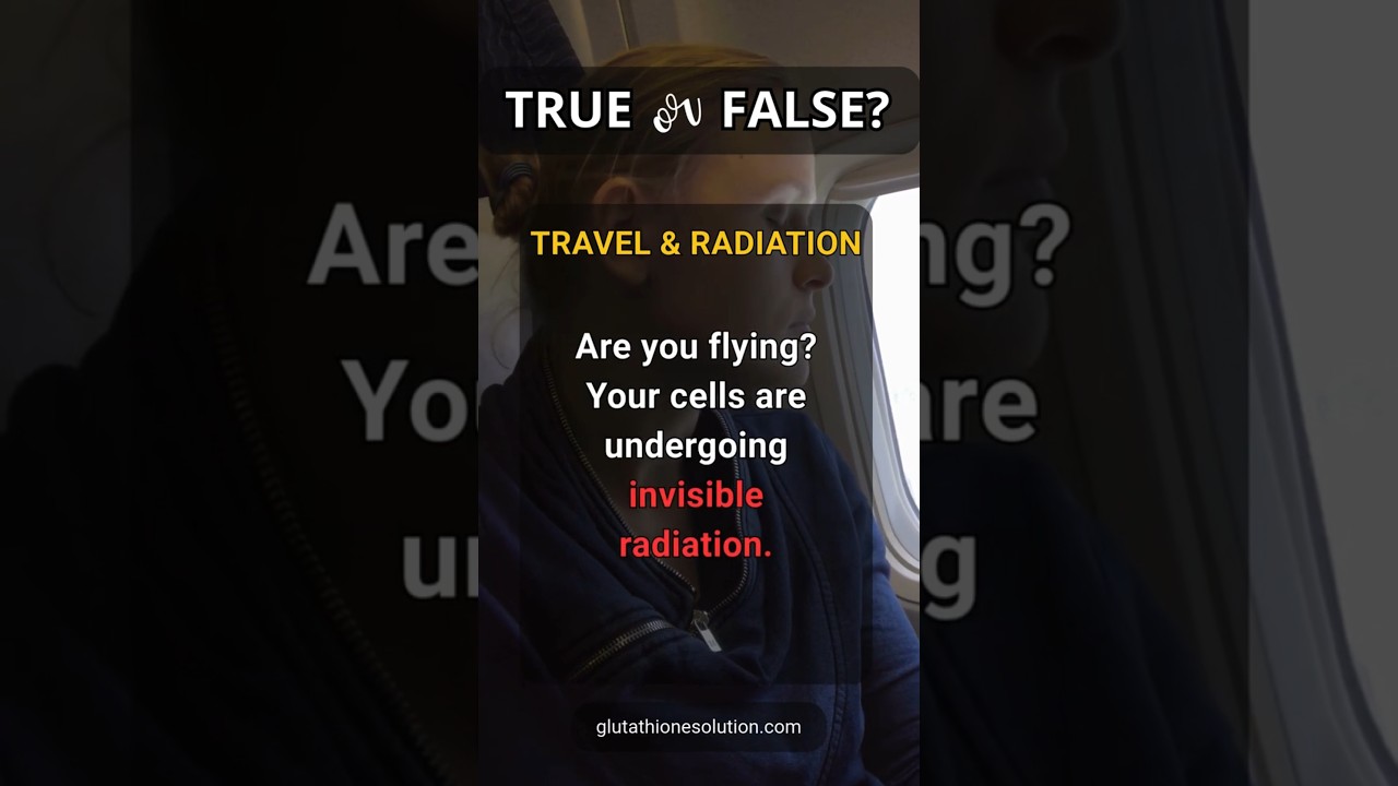 ✈️ True or False? Glutathione protects you on planes!