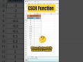 “CSCH Function Explained 😲| Hyperbolic Math Trick You Must Know!” #excel  #csch #viral #trending