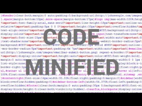 Improve SEO with Minified Content