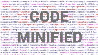 Improve SEO with Minified Content