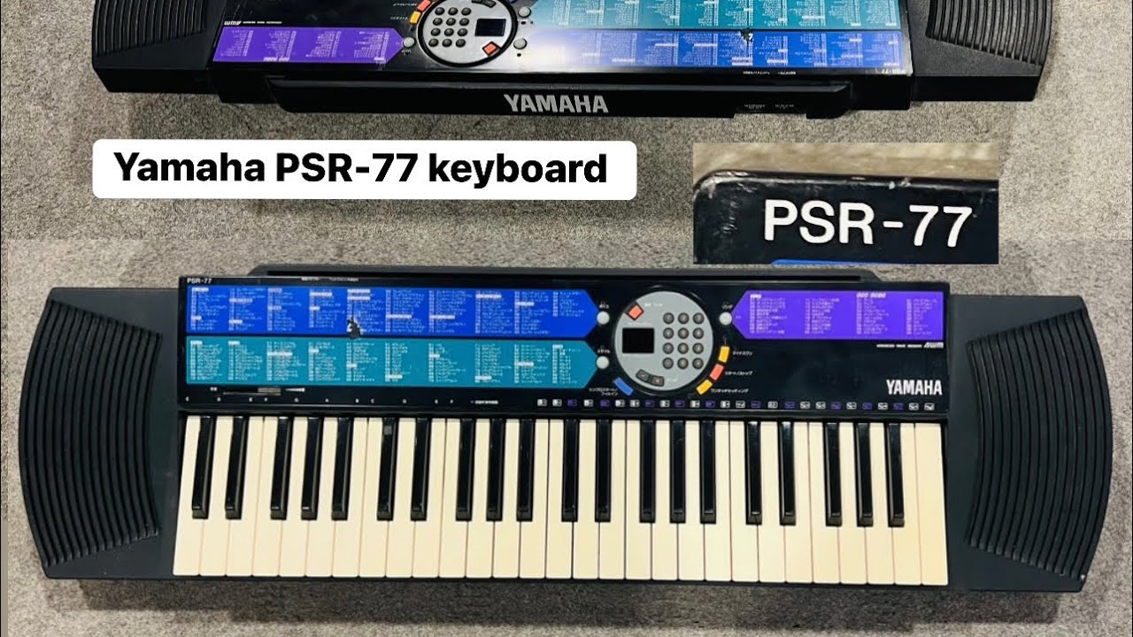 YAMAHAヤマハ PSR-77 電子キーボード Yamaha PSR-77 keyboard 🎹 ( Wilsons music instruments