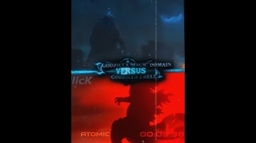 Godzilla In Hell Vs Godzilla Magic Domain #godzilla #edit #foryou