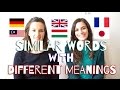 False Friends - Similar Words with Different Meanings