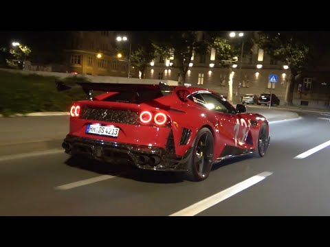 MANSORY Stallone Ferrari 812 Superfast - CRAZY LOUD EXHAUST sound, pops & bangs!