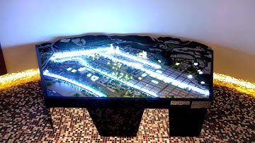 Radian Joint (RJ) Models - Architectural Model - HK K25 Master Plan Model Zoning Lighting Effect