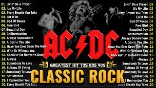 Queen, Nirvana, Scorpions, Aerosmith, ACDC, Bon Jovi, U2, GNR 🔥 Classic Rock 70s 80s 90s Full Album