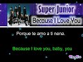 Super Junior - Because I Love You (Yesung) [Letra Sub Espa&ntilde;ol + Rom]