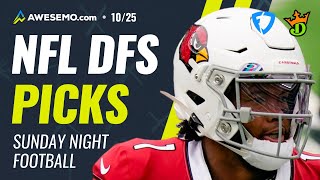 NFL DFS LINEUPS: SUNDAY NIGHT FOOTBALL SHOWDOWN CARDINALS VS SEAHAWKS PICKS DRAFTKINGS FANDUEL 10/25