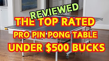 REVIEW  THE JOOLA Rally TL   Professional MDF Indoor Table Tennis Table w  Quick Clamp Ping Pong Net