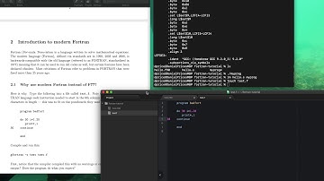Fortran 90 beginners tutorial - Part I - hello world, programs and modules