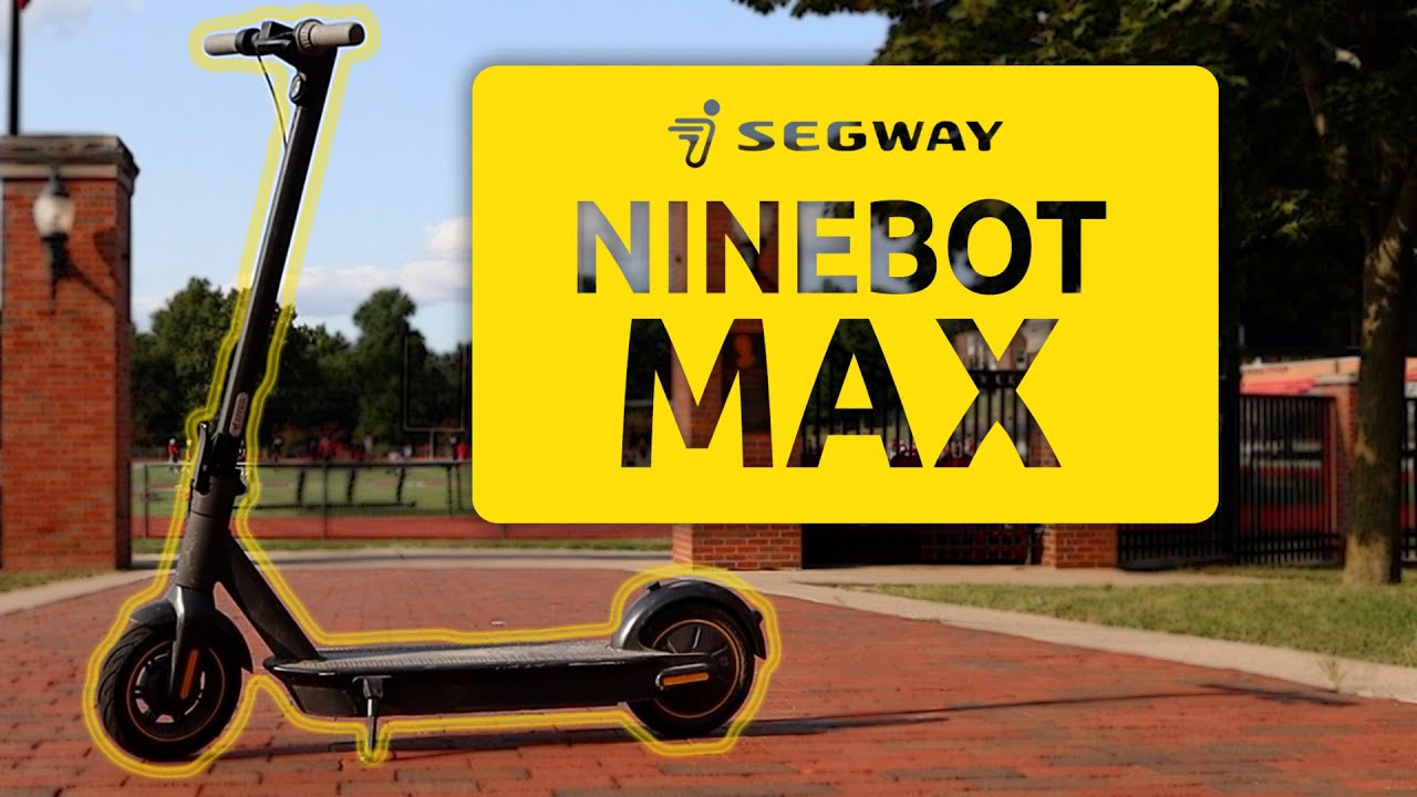 Ninebot Max Electric Scooter - Segway's Fun College Commuter