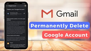 Delete Google Account Permanently | Delete Gmail Account (Android)