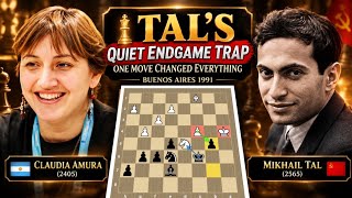 Tal’s Quiet Endgame Trap — One Move Changed Everything in Buenos Aires