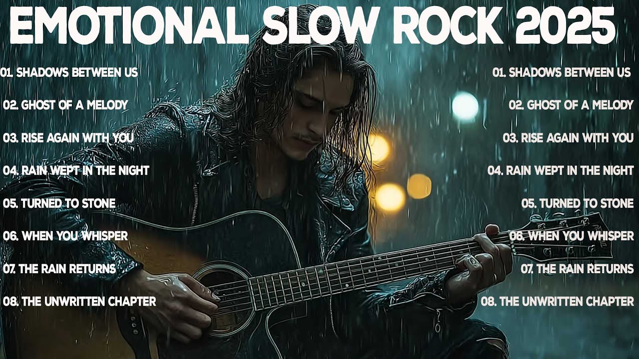 Emotional Slow Rock / Rock Ballads - American Rock Song 2025 | Soft Rock - Relaxing