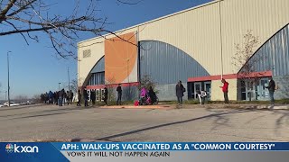 Questions arise after some people skip APH's vaccine line