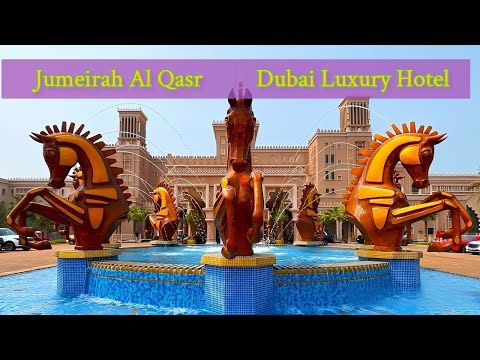 Jumeirah Al Qasr Tour | Dubai Luxury Hotel Jumeirah Al Qasr walking tour | Luxury Hotels UAE | 4K