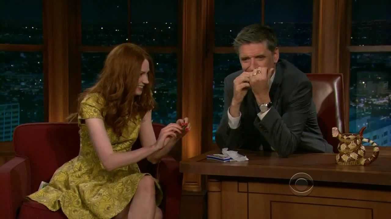 Karen Gillan on the Late Late Show with Craig Ferguson