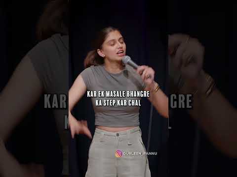Masala bhangra! #standupcomedy #gurleenpannu #comedy #shortsyoutube