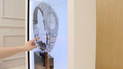 Hologram Transparent LCD SHOWCASE