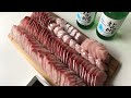 How to make kingfish sashim /kingfish sashimi /how to make sashimi /대방어회 / 방어회 뜨기 /8kg kingfish /