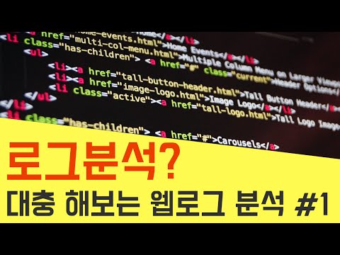 웹로그 분석, 홈페이지 사이트 통계 분석 - 웹로그 분석이란 무엇인가?