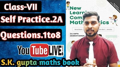 🔥Chapter-2 Fraction and Decimals Self Practice-2A || New Learning Composite Mathematics || #skgupta