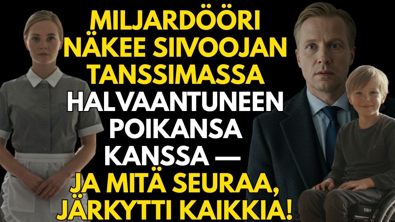 Miljardööri näkee siivoojan tanssimassa halvaantuneen poikansa kanssa — ja mitä seuraa...