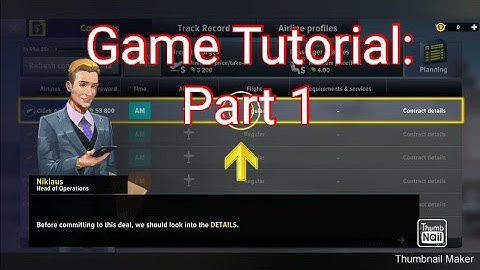 In-game Tutorial Part 1 | Airport Simulator: First Class