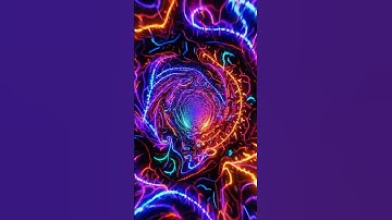 Neon Psychedelic Cosmic Journey | Infinite Cosmic Spirals & Sacred Geometry Visions | Cyberpunk