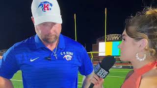 CE King Football Coach Cory Laxen