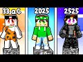 SOPRAVVIVI VIAGGIANDO NEL TEMPO su UN PILASTRO DI BEDROCK in MINECRAFT!