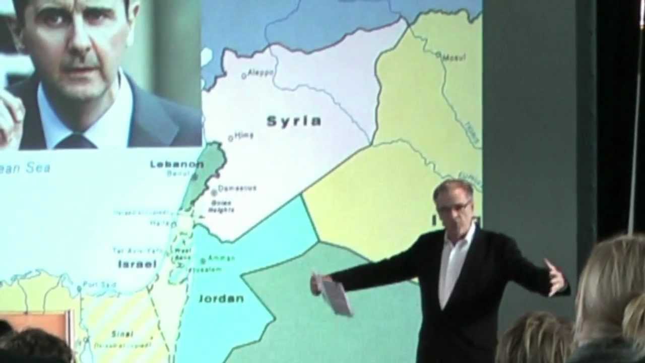 Jay Tuck, Keynote Speaker, addressing investment bankers in Rotterdam: "The Arab Spring"