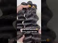Top Raw hair loose deep wave bundles loose curly hair ocean wave hair #rawhair