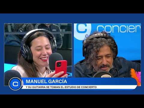 Manuel García y su guitarra se toman el estudio de Concierto