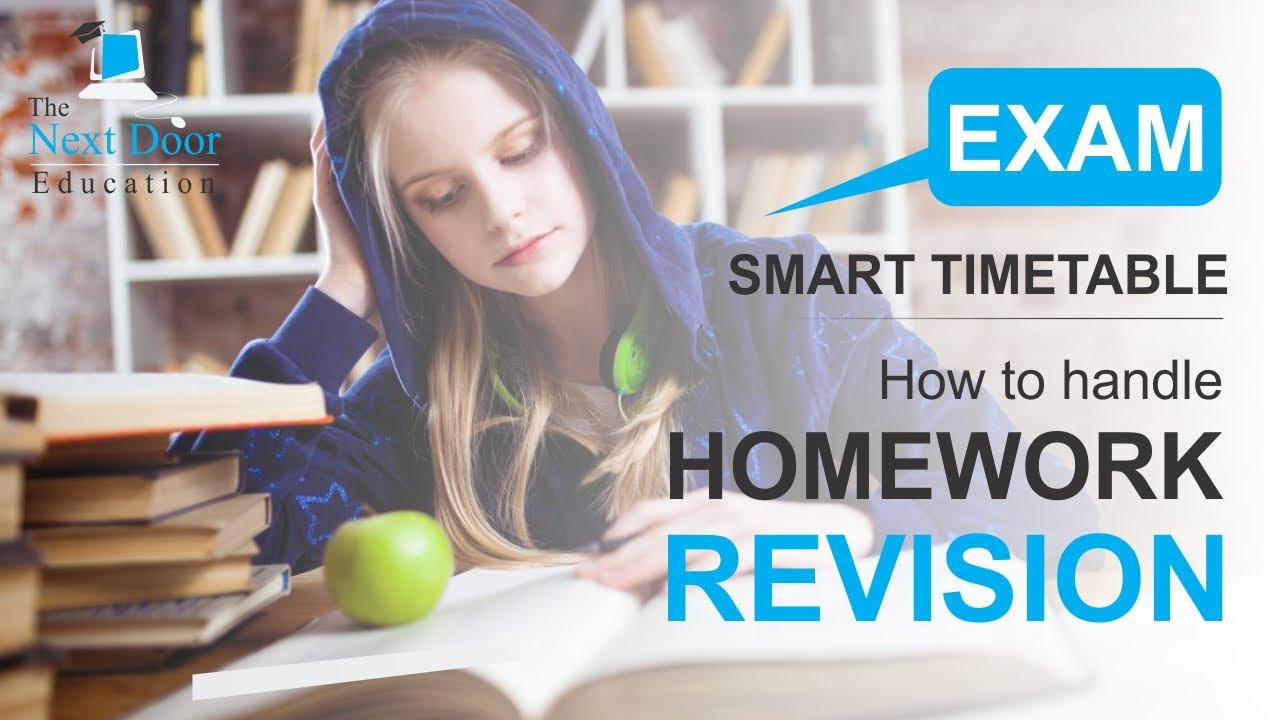 Exam Smart Timetable for REVISION and HOME WORK Don't Worry About H