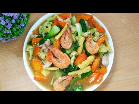 Capcay Seafood Kuah