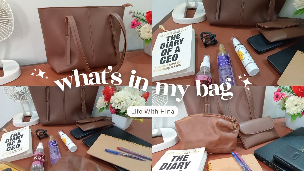 Bag Essentials for University & Work | Real & Aesthetic 👜✨