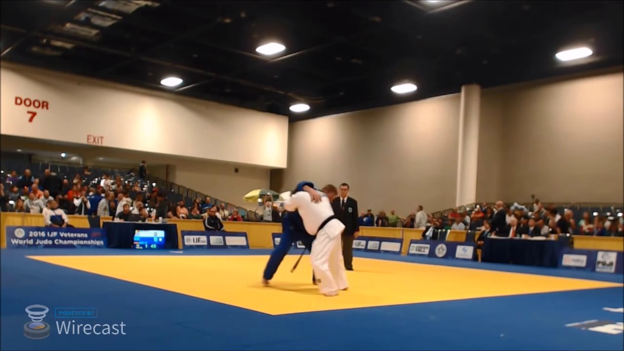 2016 Veterans World Judo Championships Markus Diel (GER) M5 -100kg Fort Lauderdale USA