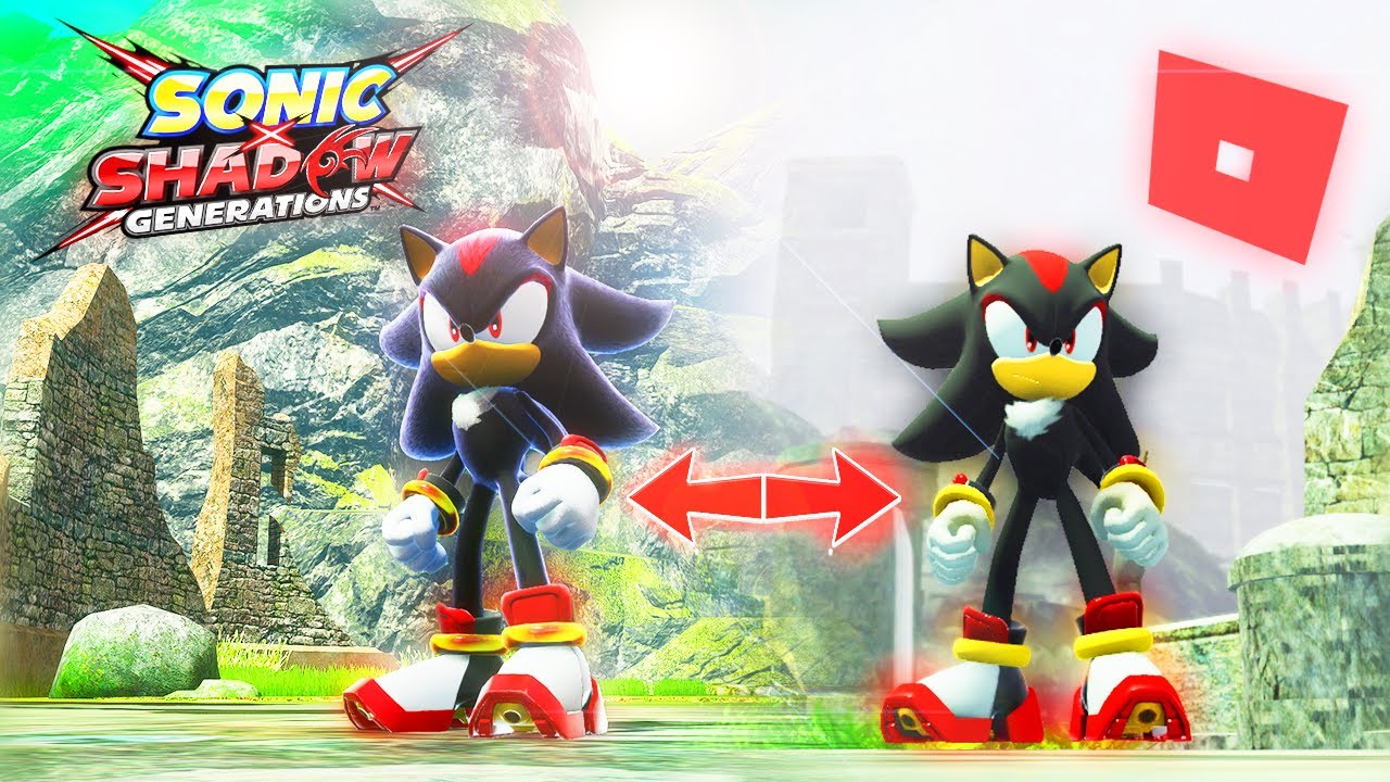 Sonic X Shadow Generations VS Roblox! (Sonic Rebooted - Kingdom Valley)