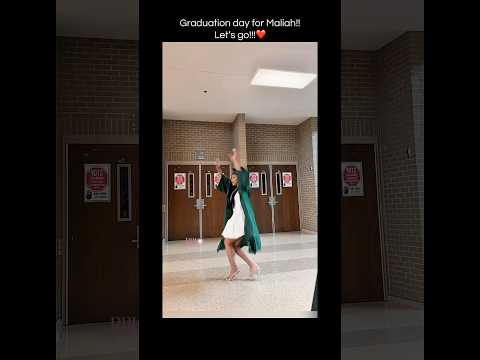 Her practicing her graduation walk 😂 #fyp #maliah #graduated #fypシ #foryoupage