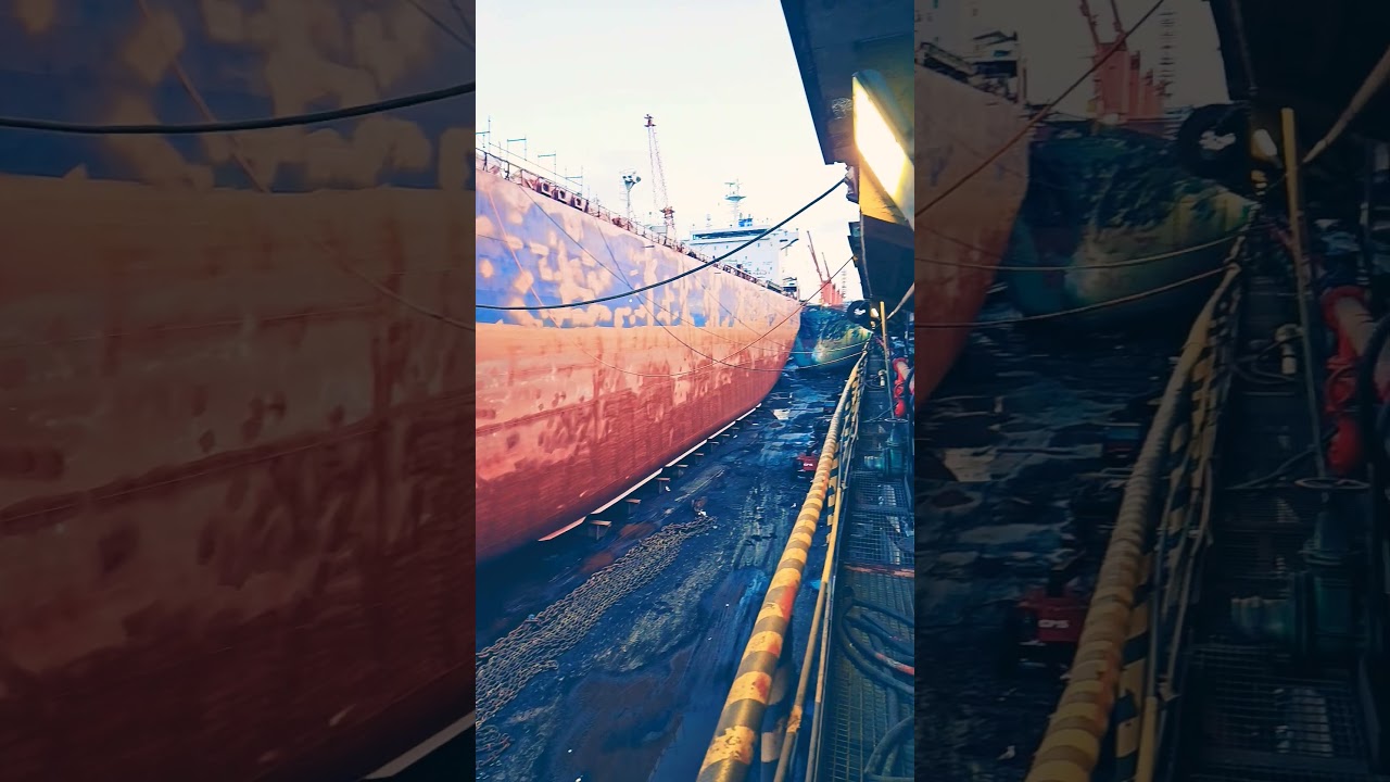 This is how you paint a big ship 