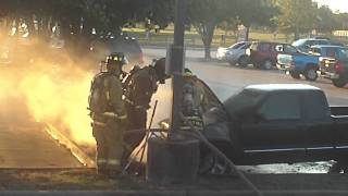 Deer Park vol. fire dept.Engine#21,Engine#31en-route to BattleGround Golf Course for a Vehicle FIRE