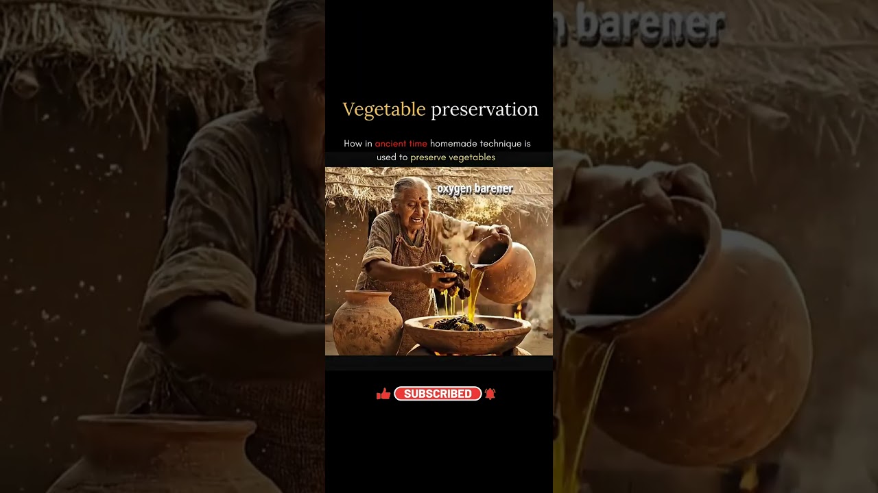 No Fridge, No Waste – Ancient Vegetable Preservation🤯