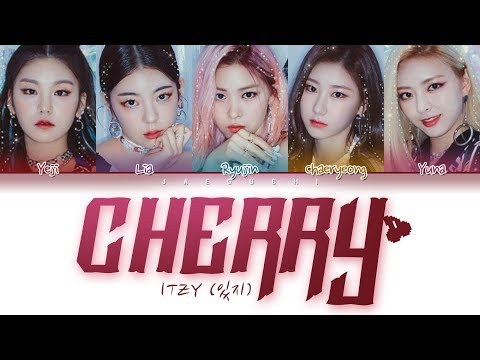 ITZY (있지) - CHERRY (Renk Kodlu Şarkı Sözleri Eng/Rom/Han/가사)