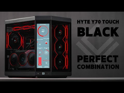 [HYTE Y70 TOUCH BLACK] a perfect <strong>combination</strong>