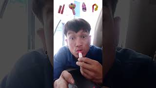 กินลิปสติกแท่ง🙀🍎 #reels #funny #family #food #shortvideo #shorts #shortsvideo #shortsfeed #song #กิน