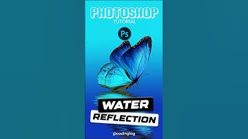 Water reflection effects in Photoshop #tutorial #photoshoptutorial