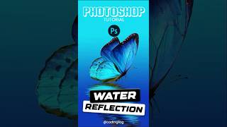 Water reflection effects in Photoshop #tutorial #photoshoptutorial