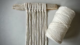 Macrame - Simple Macrame Wall Hanging - Macrame Tutorial